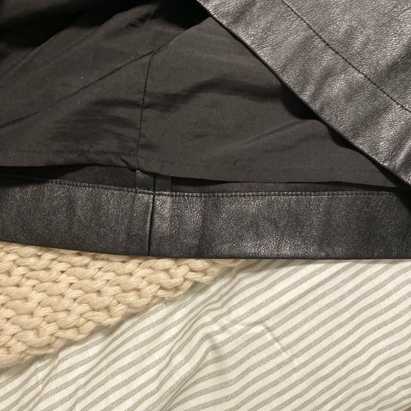 J. Crew Faux Leather Black Mini Skirt - Picture 5 of 5